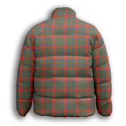 ScotsTee Shop Scottish McIntosh Ancient Premium Tartan Collar Down Jacket Winter White Duck Down Plaid