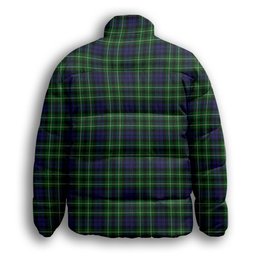 ScotsTee Shop Scottish Graham of Montrose 2 Premium Tartan Collar Down Jacket Winter White Duck Down Plaid