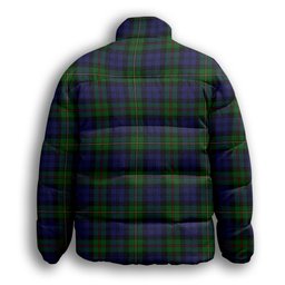 ScotsTee Shop Scottish McEwan - McEwen Premium Tartan Collar Down Jacket Winter White Duck Down Plaid