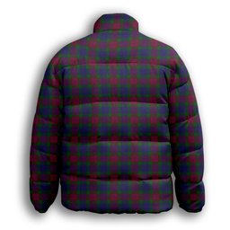 ScotsTee Shop Scottish Mar Dress - TD Premium Tartan Collar Down Jacket Winter White Duck Down Plaid