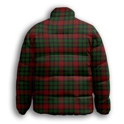 ScotsTee Shop Scottish Murdoch Dalgliesh Premium Tartan Collar Down Jacket Winter White Duck Down Plaid