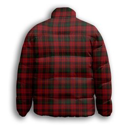 ScotsTee Shop Scottish MacInroy 2 Premium Tartan Collar Down Jacket Winter White Duck Down Plaid