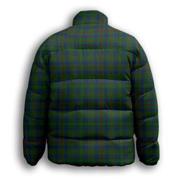 ScotsTee Shop Scottish Moncreiffe of Atholl Premium Tartan Collar Down Jacket Winter White Duck Down Plaid