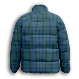 ScotsTee Shop Scottish Matheson Hunting Ancient Premium Tartan Collar Down Jacket Winter White Duck Down Plaid