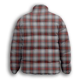 ScotsTee Shop Scottish Seller Reproduction Dress Premium Tartan Collar Down Jacket Winter White Duck Down Plaid