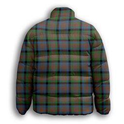 ScotsTee Shop Scottish Tennant Ancient Premium Tartan Collar Down Jacket Winter White Duck Down Plaid
