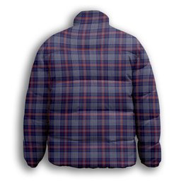 ScotsTee Shop Scottish Parker Dress USA Premium Tartan Collar Down Jacket Winter White Duck Down Plaid