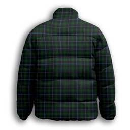 ScotsTee Shop Scottish Murray 1830-40 Premium Tartan Collar Down Jacket Winter White Duck Down Plaid