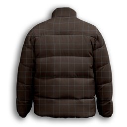 ScotsTee Shop Scottish Outlander 4 Premium Tartan Collar Down Jacket Winter White Duck Down Plaid