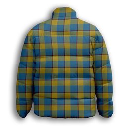 ScotsTee Shop Scottish Oliver Dress Pink Premium Tartan Collar Down Jacket Winter White Duck Down Plaid