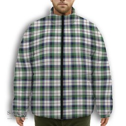 ScotsTee Shop Scottish McNaughton Dress Modern Premium Tartan Collar Down Jacket Winter White Duck Down Plaid