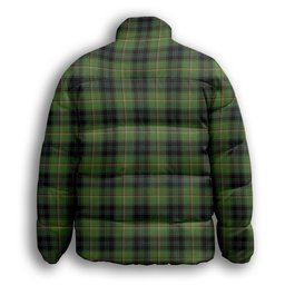 ScotsTee Shop Scottish Lorne Marquis of Premium Tartan Collar Down Jacket Winter White Duck Down Plaid