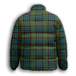 ScotsTee Shop Scottish McNeacail Hunting Ancient Premium Tartan Collar Down Jacket Winter White Duck Down Plaid