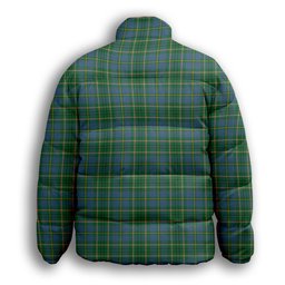 ScotsTee Shop Scottish Tailyour Ancient Premium Tartan Collar Down Jacket Winter White Duck Down Plaid