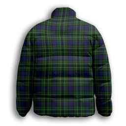 ScotsTee Shop Scottish Lloyd of Dolobran Premium Tartan Collar Down Jacket Winter White Duck Down Plaid