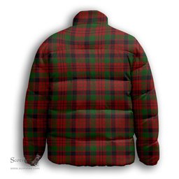 ScotsTee Shop Scottish McNeacail Premium Tartan Collar Down Jacket Winter White Duck Down Plaid