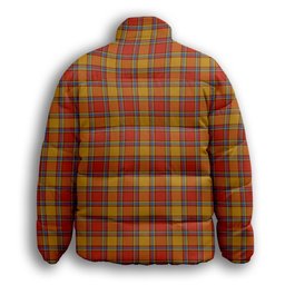 ScotsTee Shop Scottish Scrymgeour Ancient Premium Tartan Collar Down Jacket Winter White Duck Down Plaid