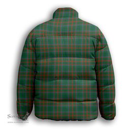 ScotsTee Shop Scottish Shaw of Tordarroch Hunting Ancient Premium Tartan Collar Down Jacket Winter White Duck Down Plaid