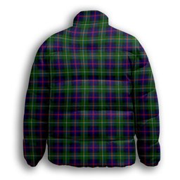 ScotsTee Shop Scottish MacCallum #2 Premium Tartan Collar Down Jacket Winter White Duck Down Plaid