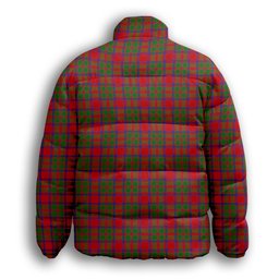 ScotsTee Shop Scottish McIntosh Modern Premium Tartan Collar Down Jacket Winter White Duck Down Plaid