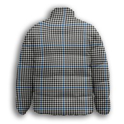 ScotsTee Shop Scottish Haig Ancient Premium Tartan Collar Down Jacket Winter White Duck Down Plaid