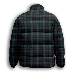 ScotsTee Shop Scottish Rollo Hunting Premium Tartan Collar Down Jacket Winter White Duck Down Plaid
