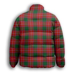 ScotsTee Shop Scottish Rattray Ancient Premium Tartan Collar Down Jacket Winter White Duck Down Plaid
