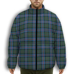 ScotsTee Shop Scottish MacCallum of Berwick Ancient Premium Tartan Collar Down Jacket Winter White Duck Down Plaid