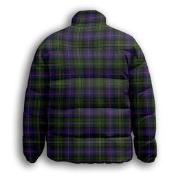 ScotsTee Shop Scottish Malcolm 1840 Premium Tartan Collar Down Jacket Winter White Duck Down Plaid