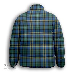 ScotsTee Shop Scottish Hope Ancient Premium Tartan Collar Down Jacket Winter White Duck Down Plaid