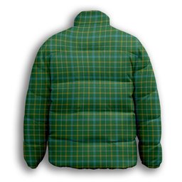 ScotsTee Shop Scottish Kennedy Irish Ancient Premium Tartan Collar Down Jacket Winter White Duck Down Plaid