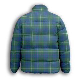 ScotsTee Shop Scottish MacIntyre Hunting Ancient Premium Tartan Collar Down Jacket Winter White Duck Down Plaid
