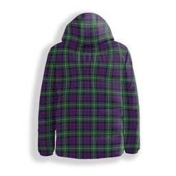 ScotsTee Shop Scottish Baillie Highland Society Ancient Crest Tartan Down Jacket Winter White Duck Down Plaid