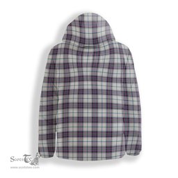 ScotsTee Shop Scottish Alexander of Menstry Dress Ancient Crest Tartan Down Jacket Winter White Duck Down Plaid