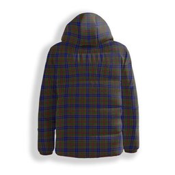 ScotsTee Shop Scottish Beattie (Beatty) Crest Tartan Down Jacket Winter White Duck Down Plaid