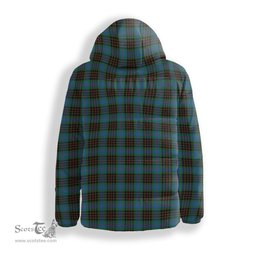 ScotsTee Shop Scottish Brodie Hunting Ancient Crest Tartan Down Jacket Winter White Duck Down Plaid