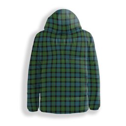 ScotsTee Shop Scottish Blair Ancient Crest Tartan Down Jacket Winter White Duck Down Plaid