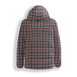 ScotsTee Shop Scottish Bell Border (Bell Southern Bell) Ancient Crest Tartan Down Jacket Winter White Duck Down Plaid