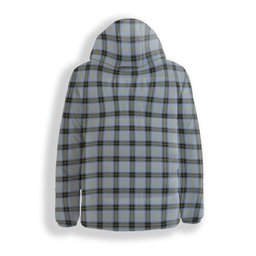 ScotsTee Shop Scottish Bell of the Borders Ancient Crest Tartan Down Jacket Winter White Duck Down Plaid