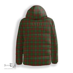 ScotsTee Shop Scottish Bruce Hunting Crest Tartan Down Jacket Winter White Duck Down Plaid