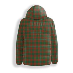 ScotsTee Shop Scottish Bruce Hunting Ancient Crest Tartan Down Jacket Winter White Duck Down Plaid