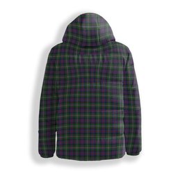 ScotsTee Shop Scottish Davidson Double Crest Tartan Down Jacket Winter White Duck Down Plaid