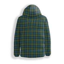 ScotsTee Shop Scottish Colquhoun Ancient Clan Crest Tartan Down Jacket Winter White Duck Down Plaid