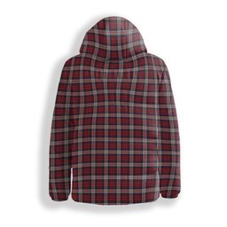 ScotsTee Shop Scottish Donald Dress Irish Crest Tartan Down Jacket Winter White Duck Down Plaid