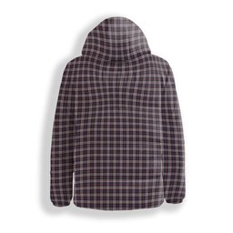 ScotsTee Shop Scottish Cameron of Erracht Dress Crest Tartan Down Jacket Winter White Duck Down Plaid