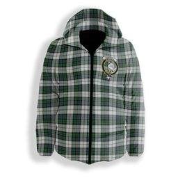 ScotsTee Shop Scottish Campbell of Cawdor Dress Ancient Crest Tartan Down Jacket Winter White Duck Down Plaid
