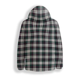 ScotsTee Shop Scottish Campbell of Cawdor Dress Modern Crest Tartan Down Jacket Winter White Duck Down Plaid