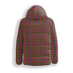 ScotsTee Shop Scottish Donald of Glenaladale Ancient Crest Tartan Down Jacket Winter White Duck Down Plaid