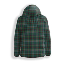ScotsTee Shop Scottish Duncan of Sketraw Modern Crest Tartan Down Jacket Winter White Duck Down Plaid