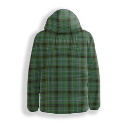 ScotsTee Shop Scottish Duncan of Sketraw Ancient Crest Tartan Down Jacket Winter White Duck Down Plaid